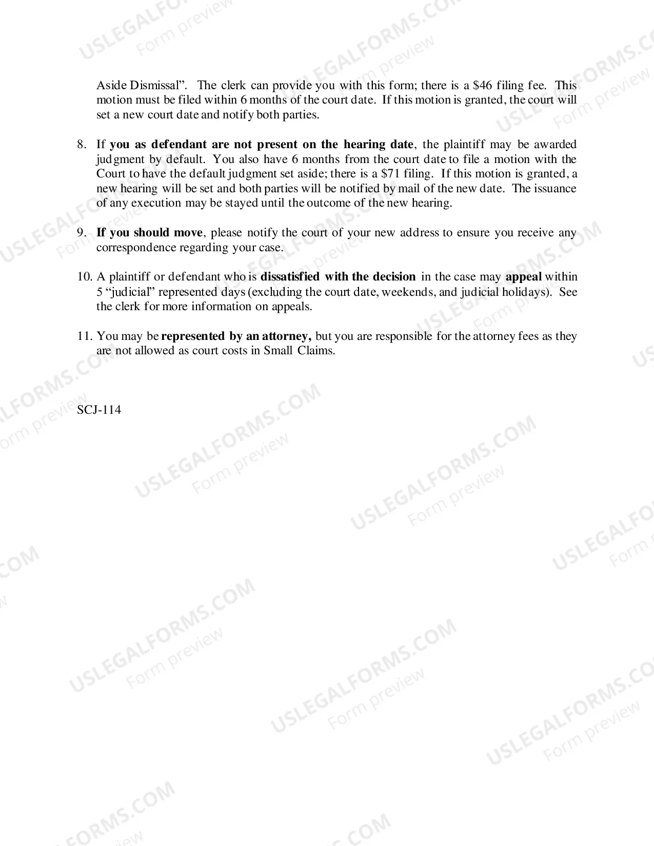 Preview Be Prepared for Smalls Claims Hearing