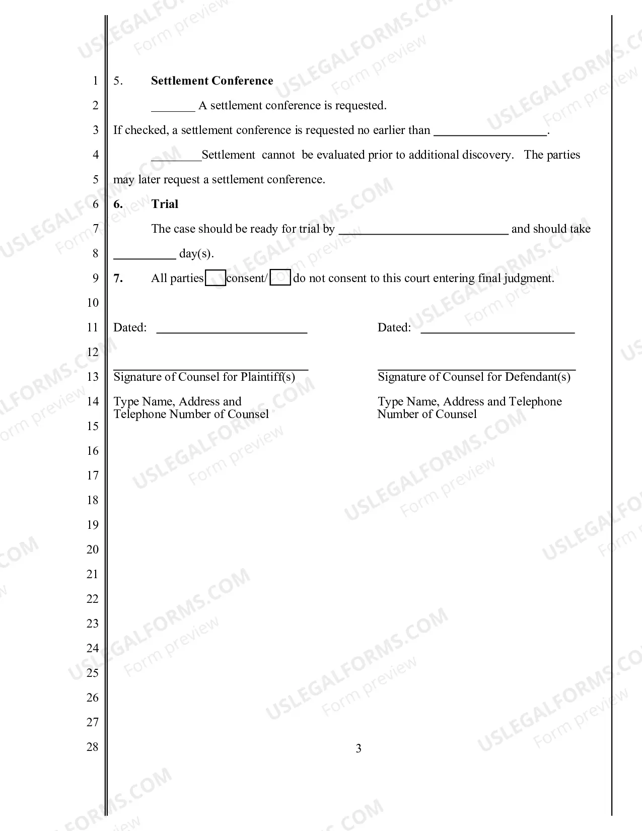 Preview Standard Discovery Plan Or Request For Waiver of Filing Discovery Plan
