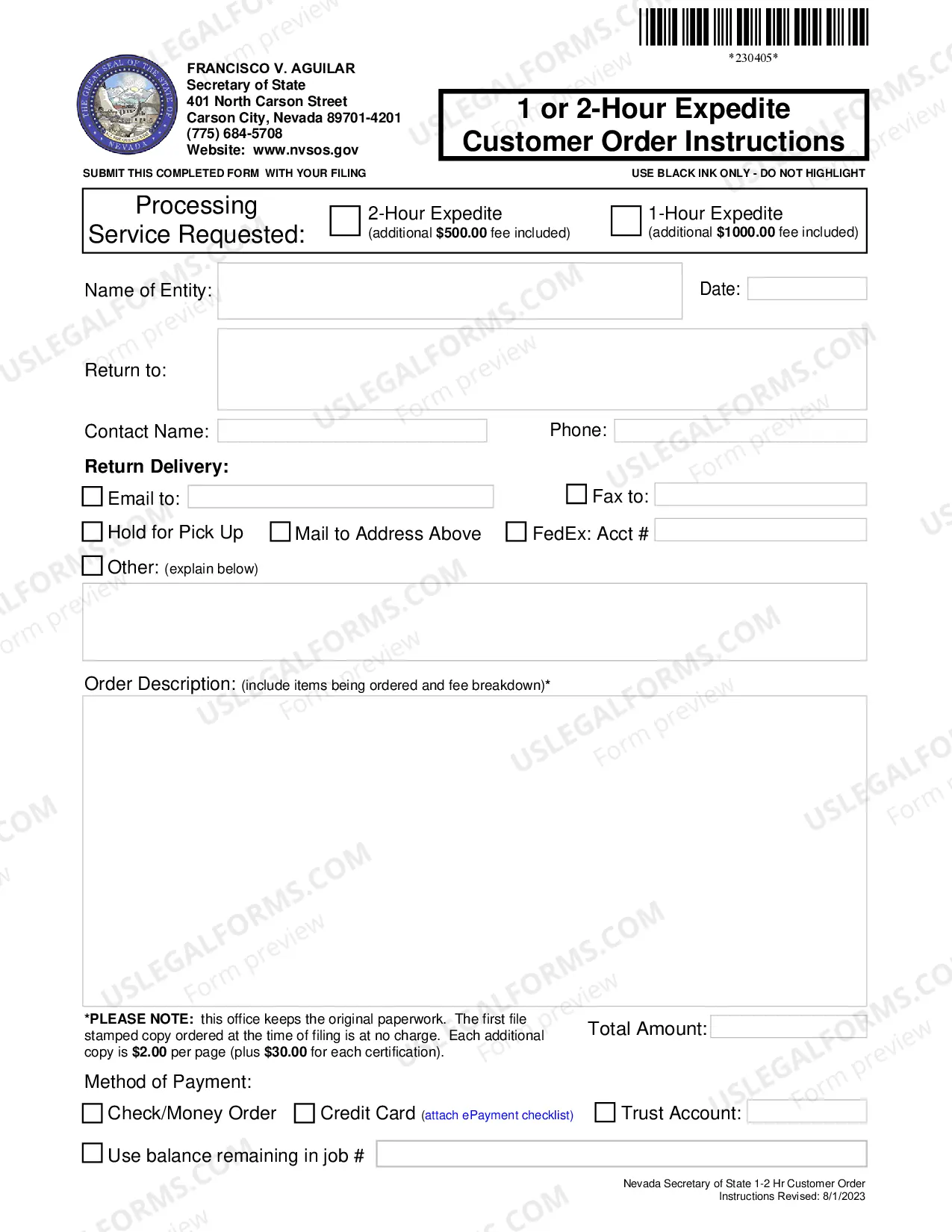 Preview Articles of Dissolution for a Nevada Limited-Liability Company(NRS86.531)