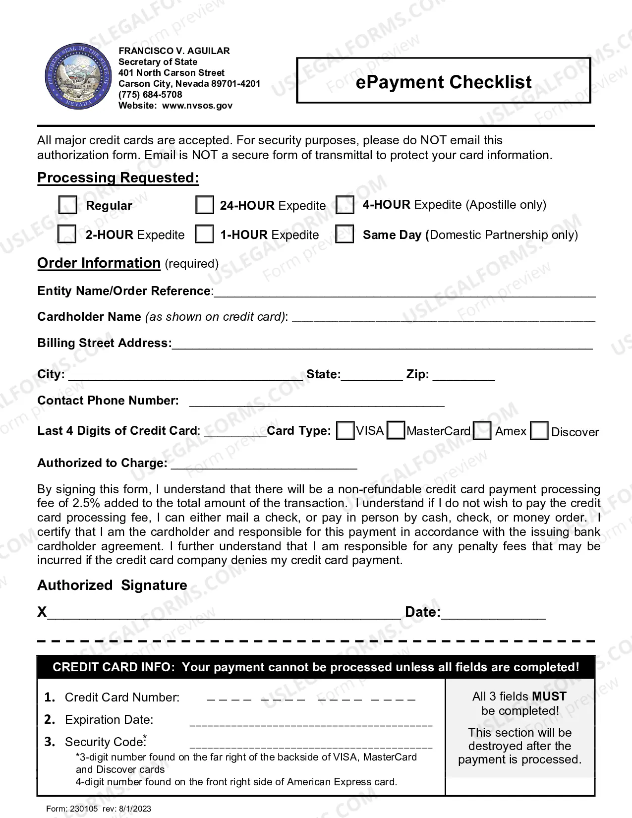 Preview Limited-Liability Partnership Reinstatement Packet