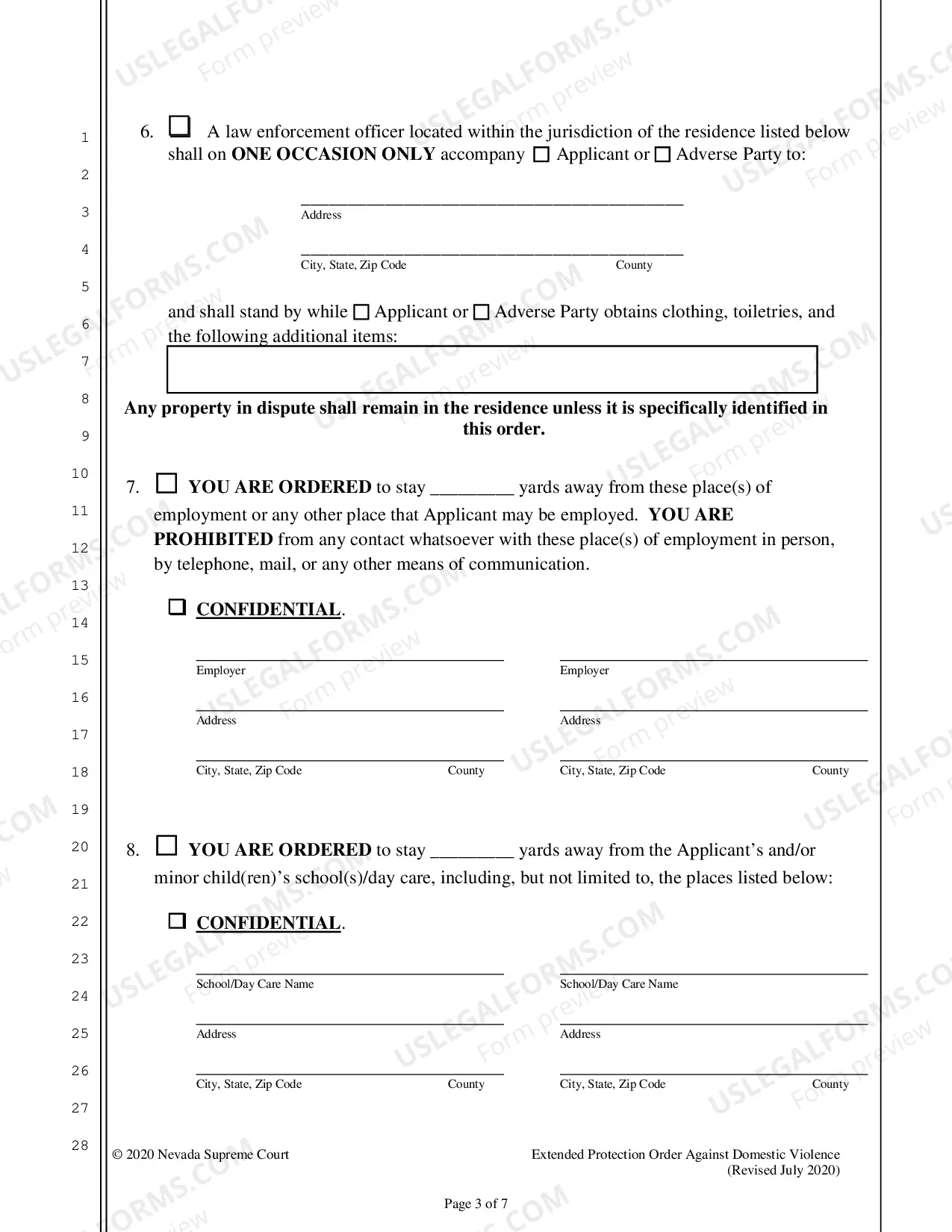 Preview Extended Protection Order