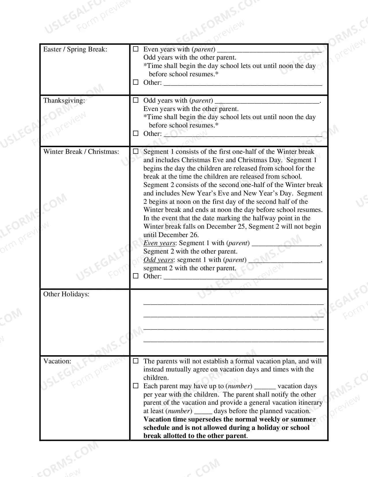 Preview Decree of Annulment - With Children