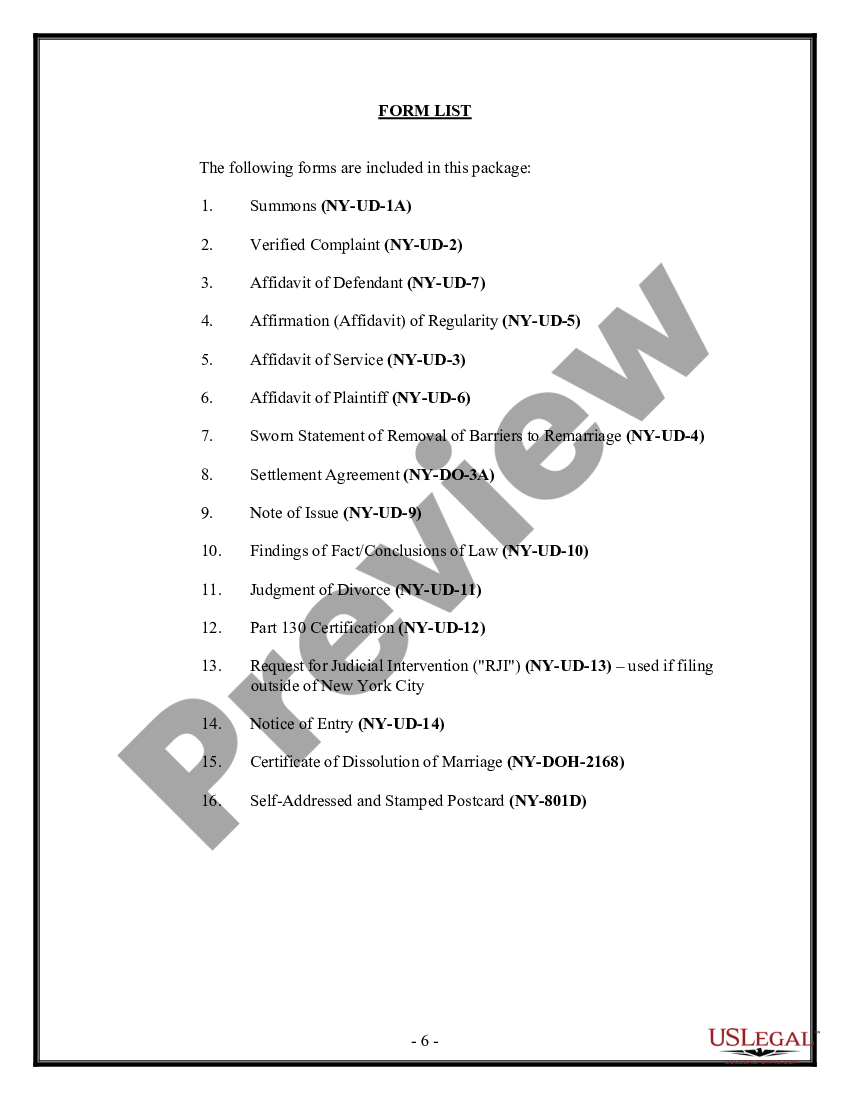 page 5 Uncontested Divorce Package for Dissolution of Marriage with Adult Children With or without Property and Debts preview