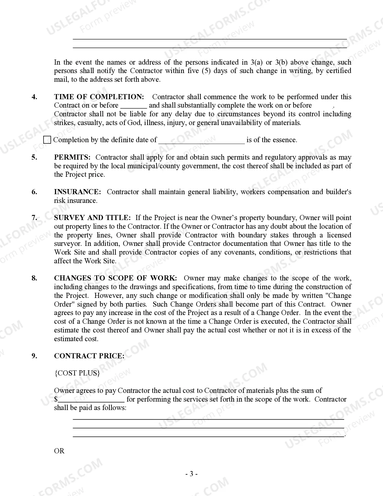 Preview HVAC Contract for Contractor