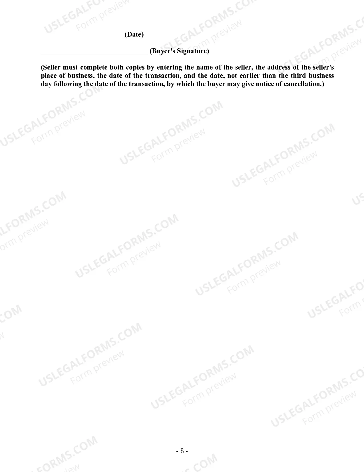 Preview HVAC Contract for Contractor