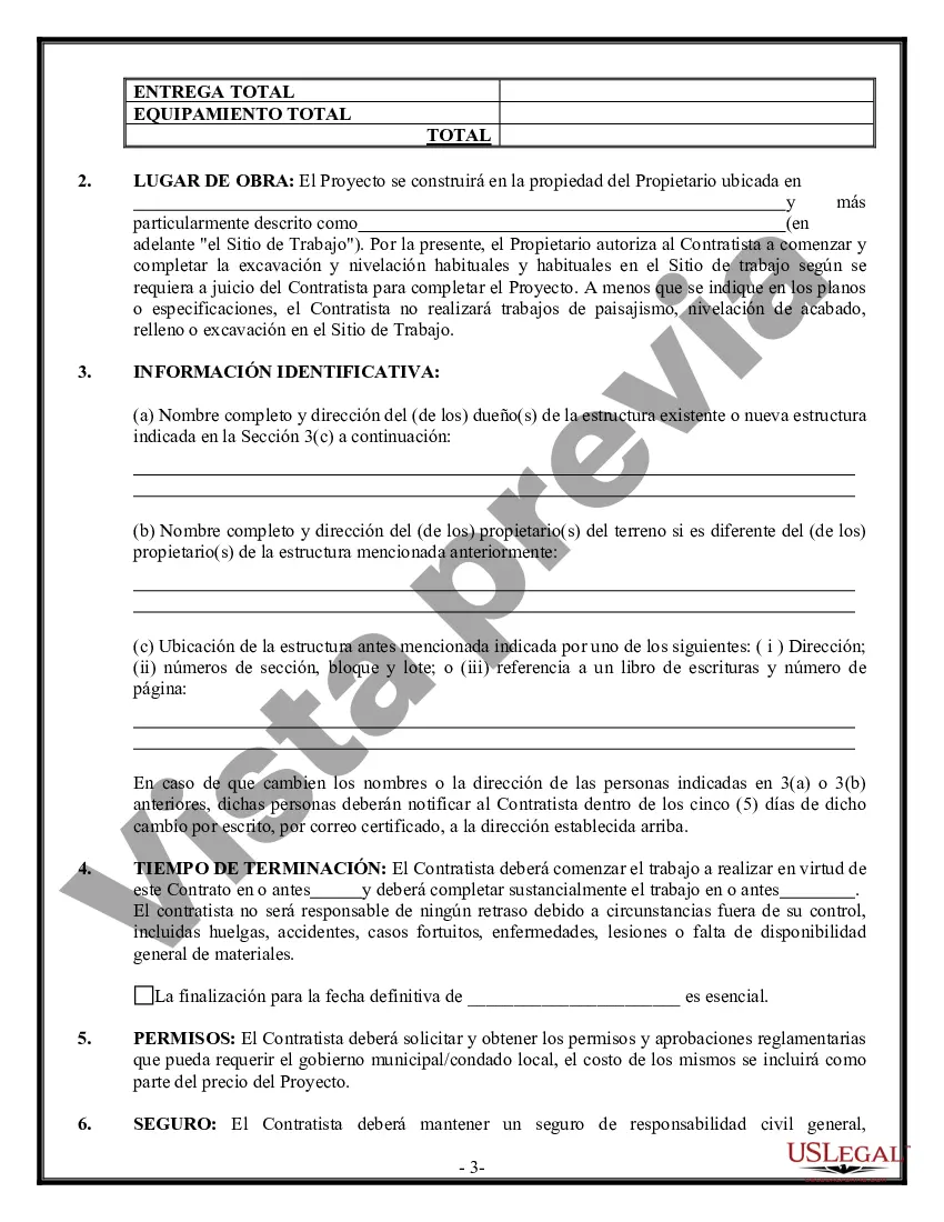 Preview Contrato de paisajismo para contratista