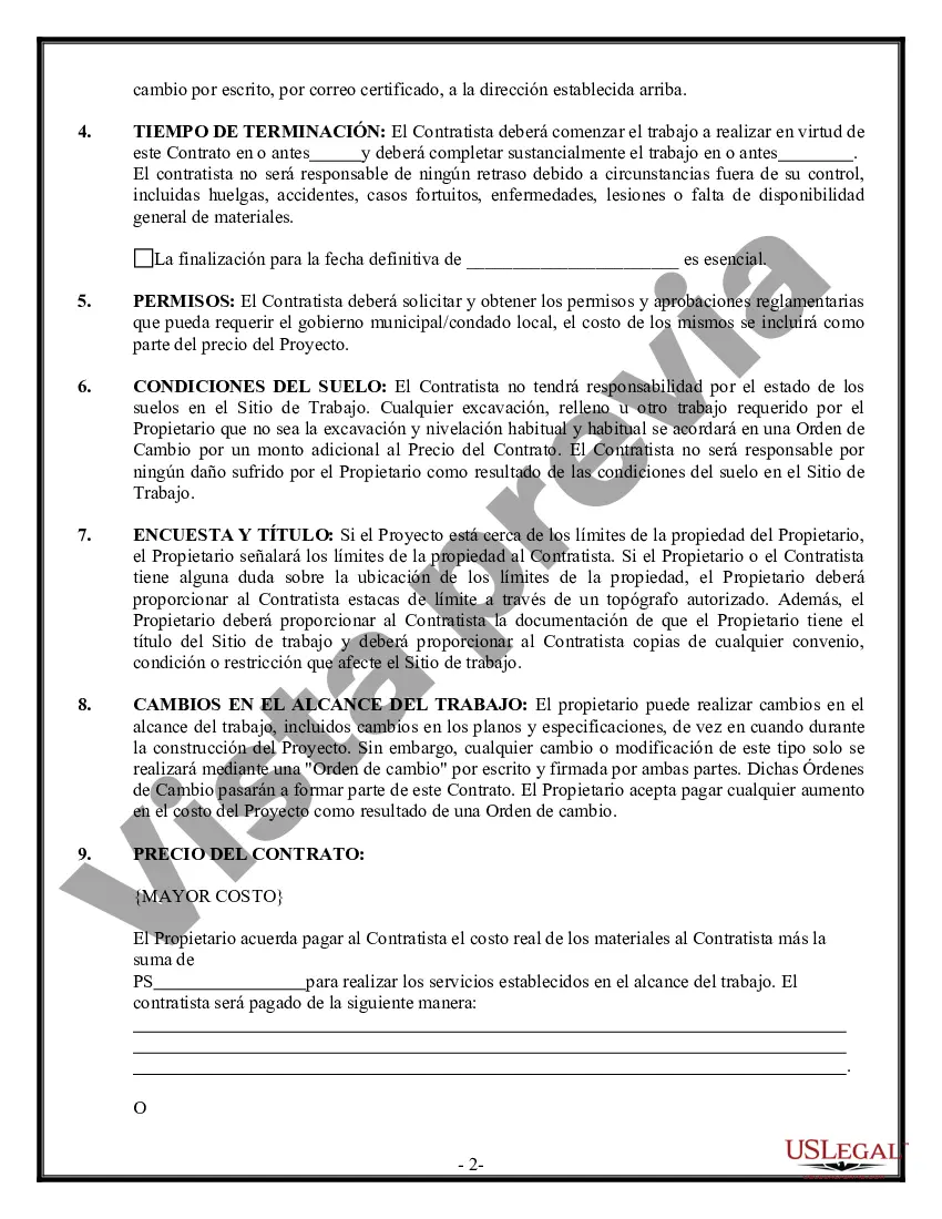 Preview Contrato Comercial para Contratista