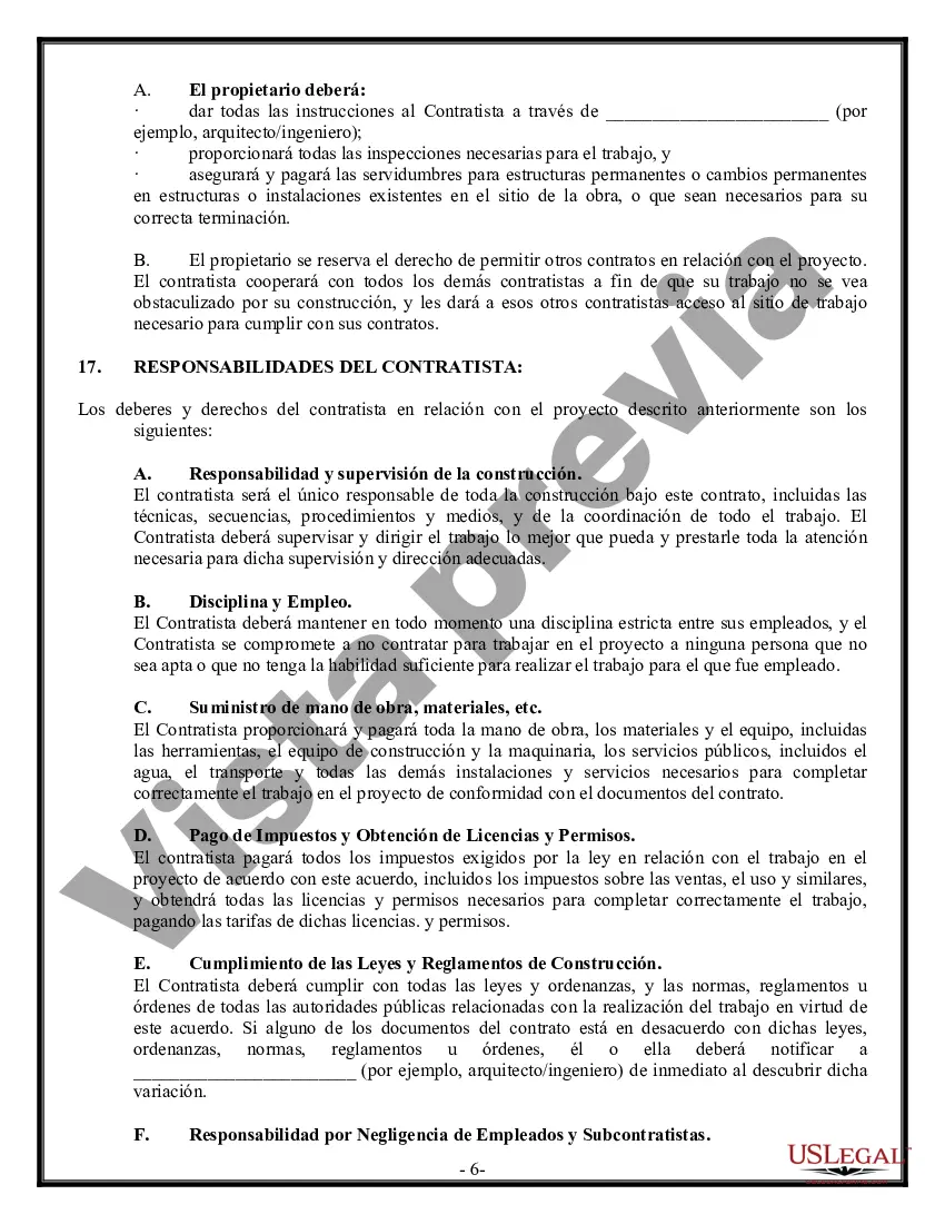 Preview Contrato Comercial para Contratista