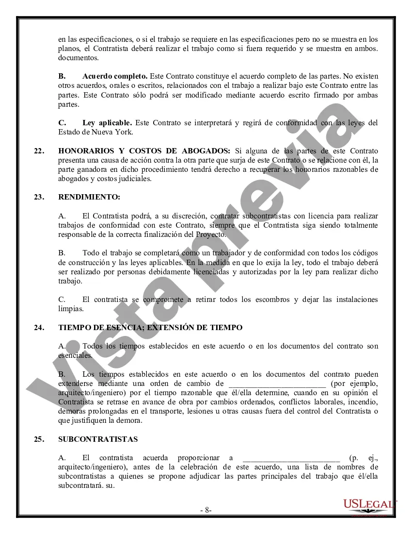 Preview Contrato Comercial para Contratista