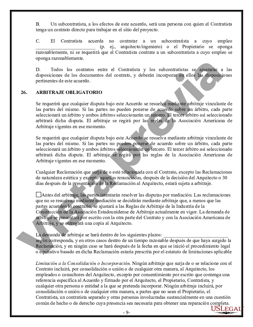 Preview Contrato Comercial para Contratista