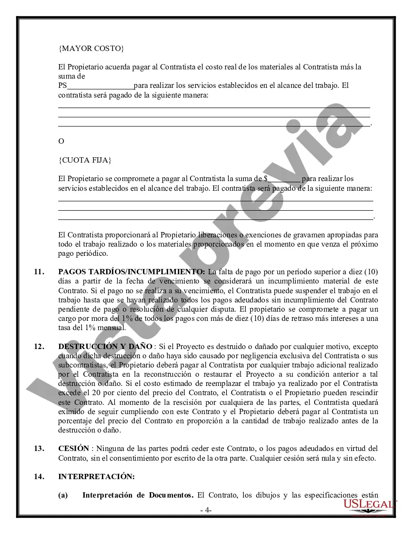 Preview Contrato de Renovación para Contratista