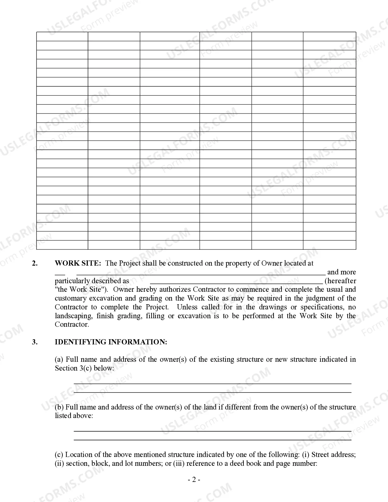 Preview Renovation Contract for Contractor