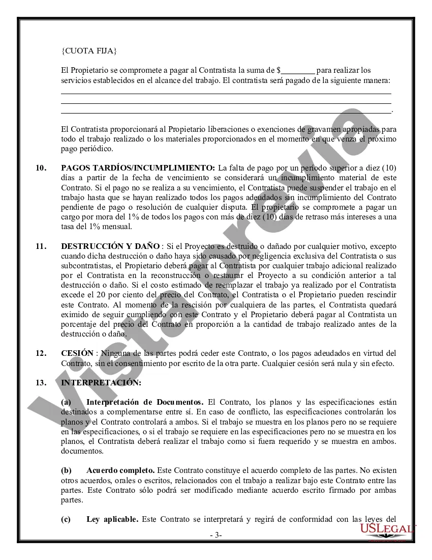 Preview Contrato de Seguridad para Contratista