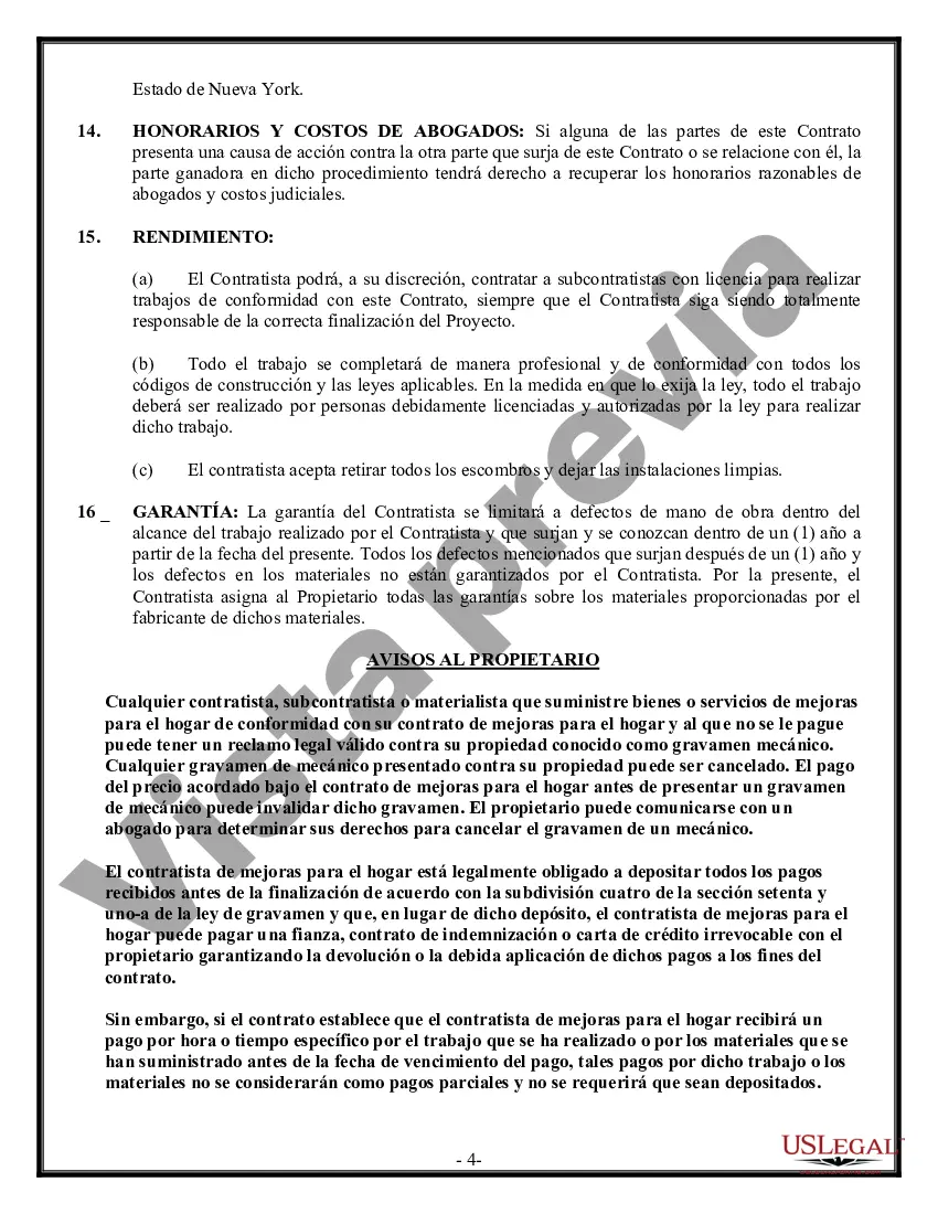 Preview Contrato de Seguridad para Contratista
