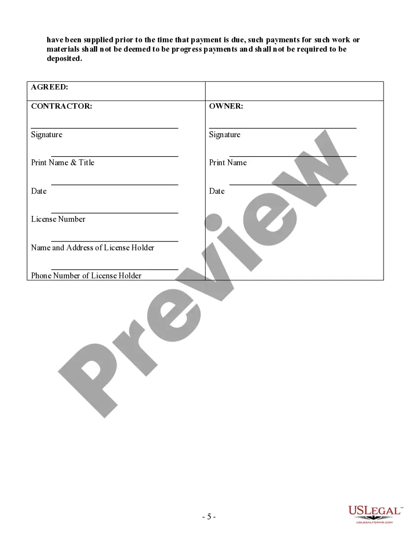 Preview Insulation Contract for Contractor