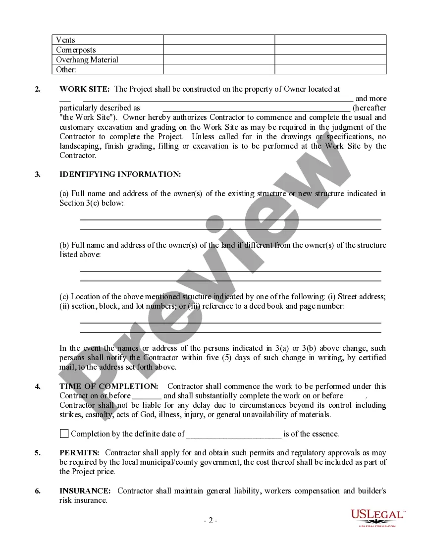 Get Siding Contract for Contractor Preview Siding Contract for Contractor