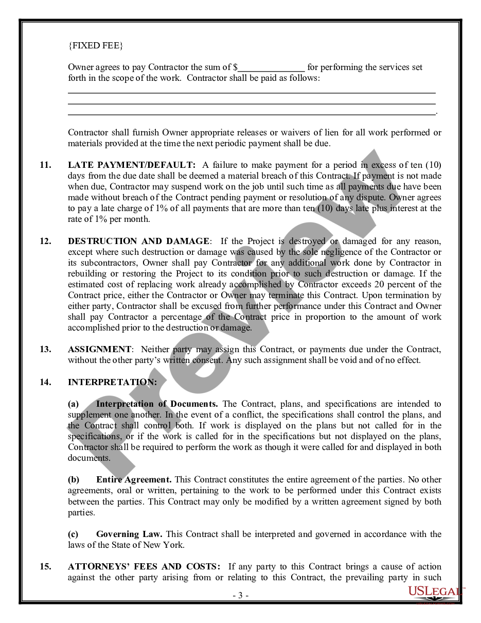 page 2 Drainage Contract for Contractor preview