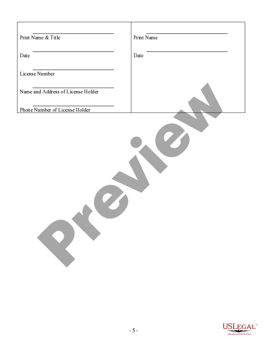 Preview Drainage Contract for Contractor