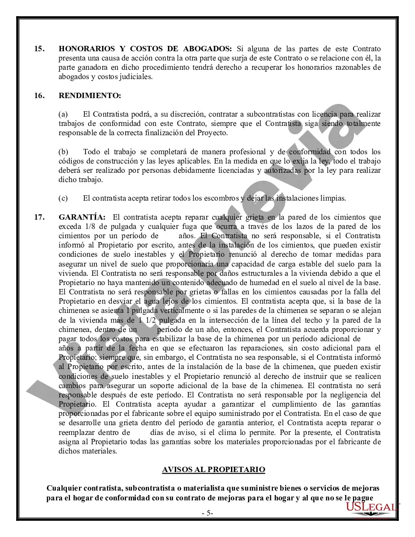 Preview Contrato de Fundación para Contratista