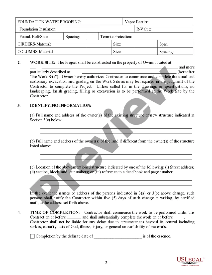 Get Foundation Contract for Contractor Preview Foundation Contract for Contractor