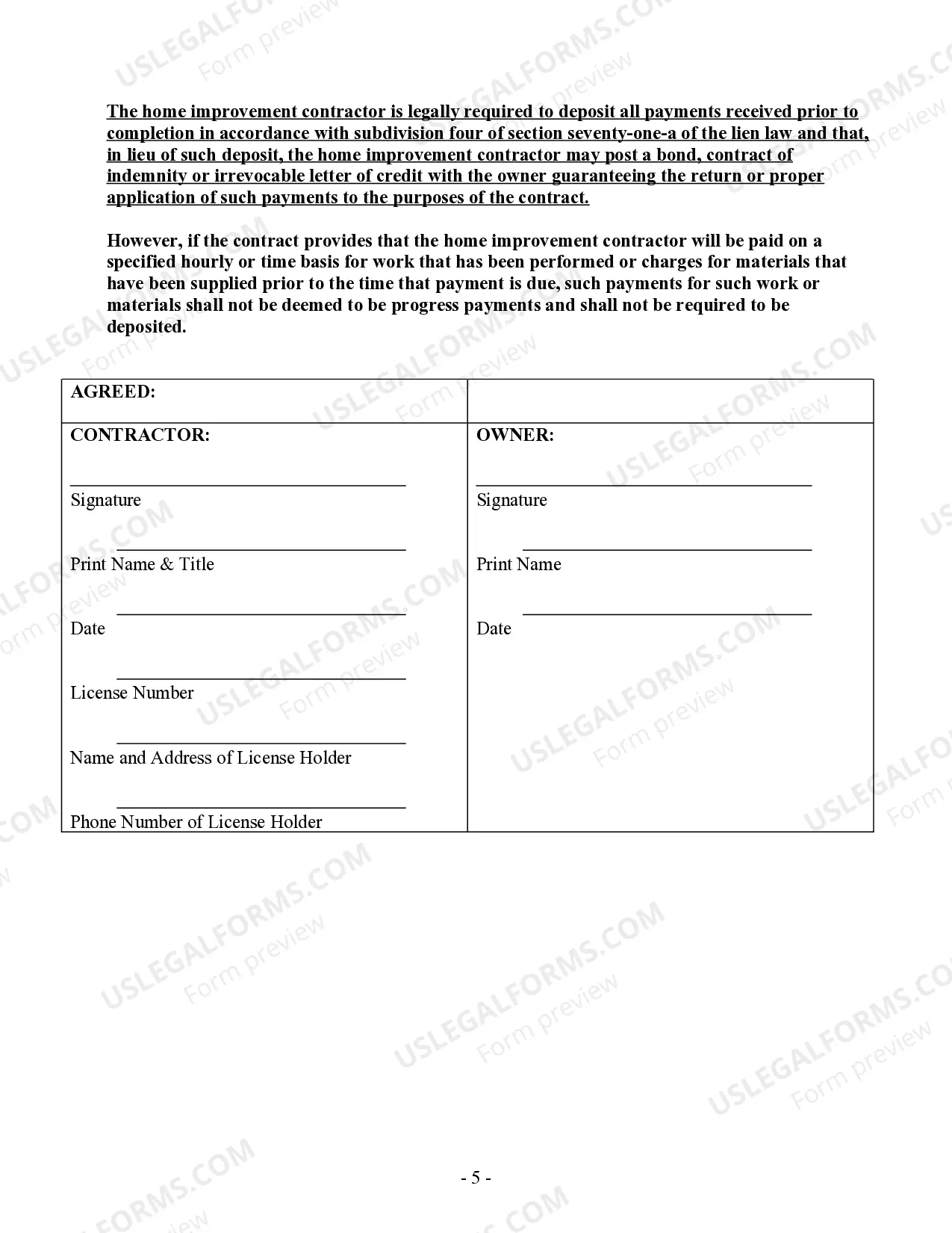 Preview Sheetrock Drywall Contract for Contractor