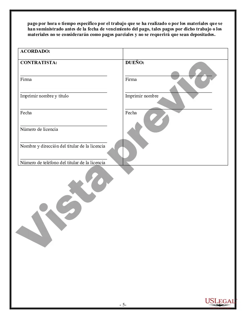 Preview Costo del contrato de construcción más o tarifa fija