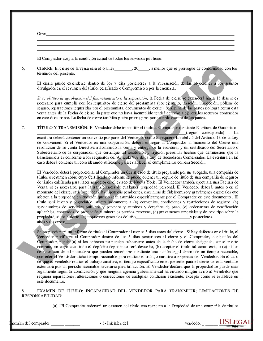 Preview Contrato de Compraventa de Bienes Inmuebles sin Corredor para Acuerdo de Venta de Casa Residencial