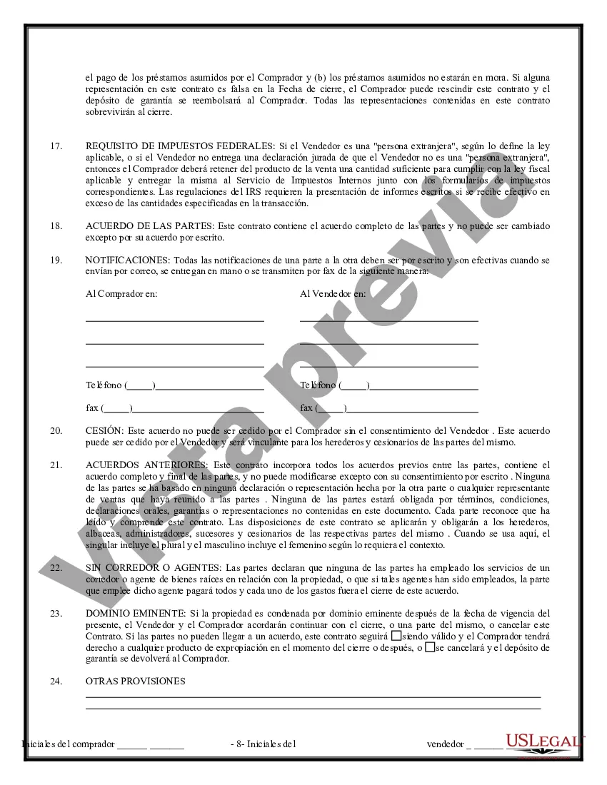 Preview Contrato de Compraventa de Bienes Inmuebles sin Corredor para Acuerdo de Venta de Casa Residencial
