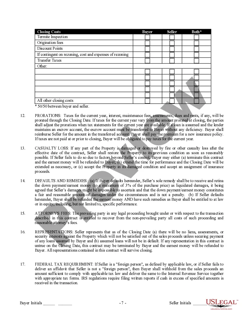 Get Contract for Sale and Purchase of Real Estate with No Broker for Residential Home Sale Agreement Preview Contract for Sale and Purchase of Real Estate with No Broker for Residential Home Sale Agreement