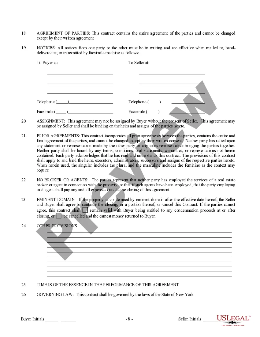 Get Contract for Sale and Purchase of Real Estate with No Broker for Residential Home Sale Agreement Preview Contract for Sale and Purchase of Real Estate with No Broker for Residential Home Sale Agreement