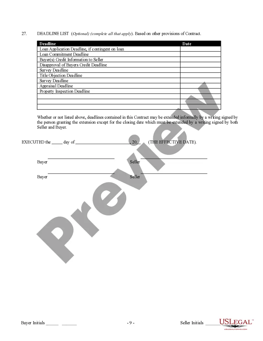 Get Contract for Sale and Purchase of Real Estate with No Broker for Residential Home Sale Agreement Preview Contract for Sale and Purchase of Real Estate with No Broker for Residential Home Sale Agreement