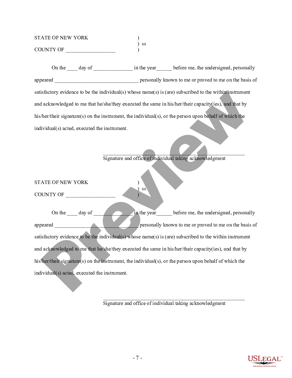 form New York Prenuptial Premarital Agreement with Financial Statements preview