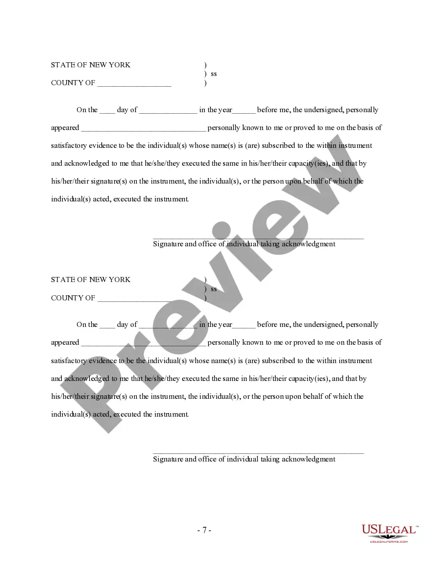 Preview New York Prenuptial Premarital Agreement with Financial Statements