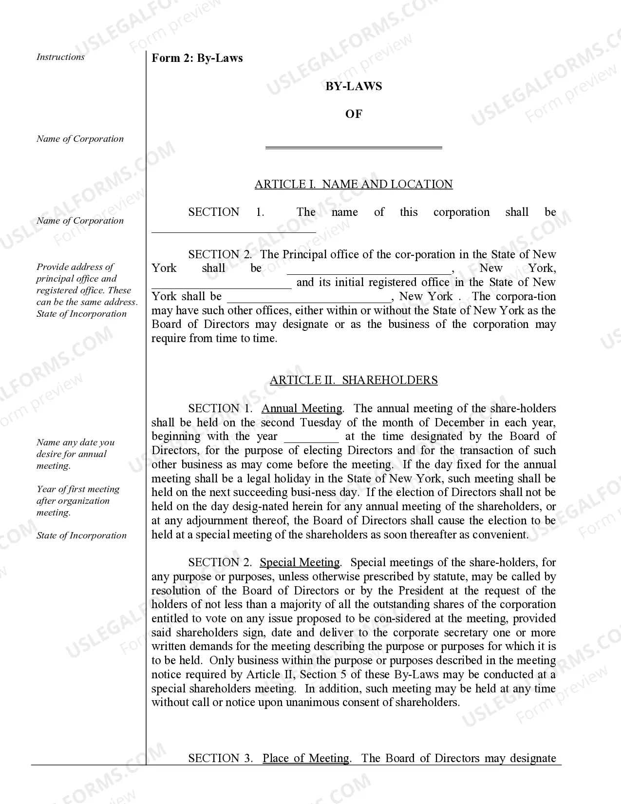 Preview Corporate Records Maintenance Package for Existing Corporations