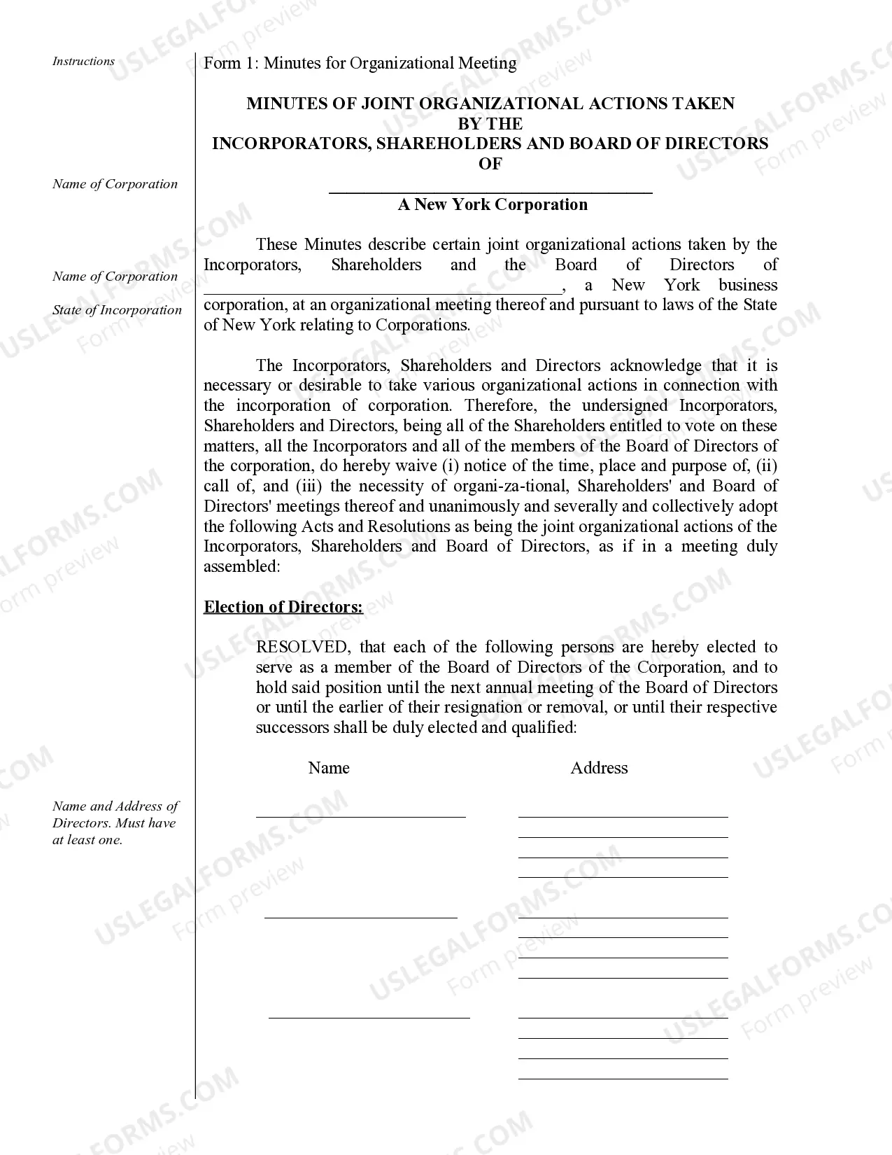 Preview Corporate Records Maintenance Package for Existing Corporations