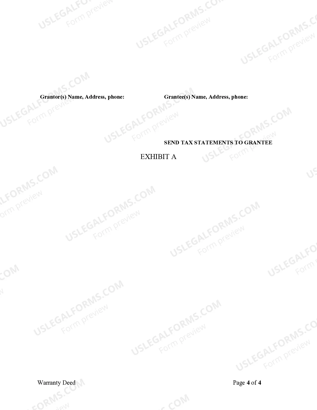 Preview Warranty Deed from Husband and Wife to an Individual