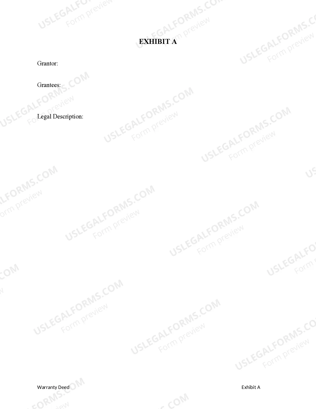 Preview Enhanced Life Estate or Lady Bird Warranty Deed from Individual to two Individuals