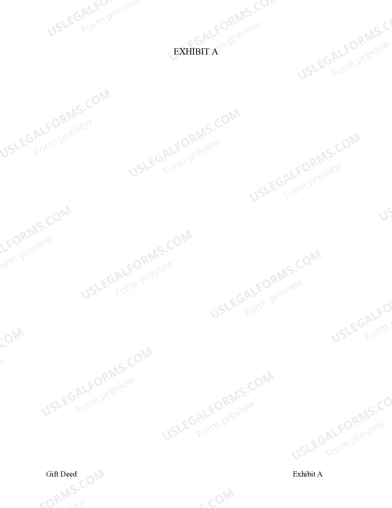 Preview New York Gift Deed for Individual to Individual