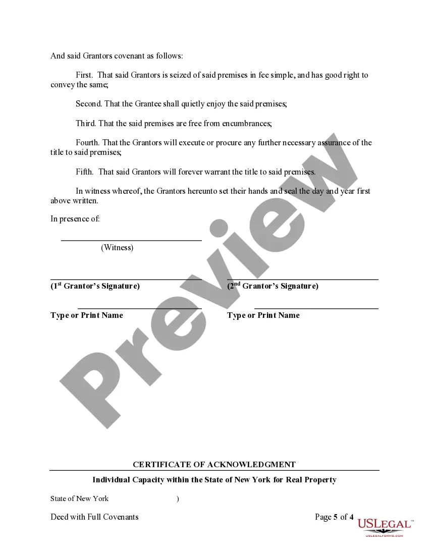 Preview Warranty Deed to Child Reserving a Life Estate in the Parents