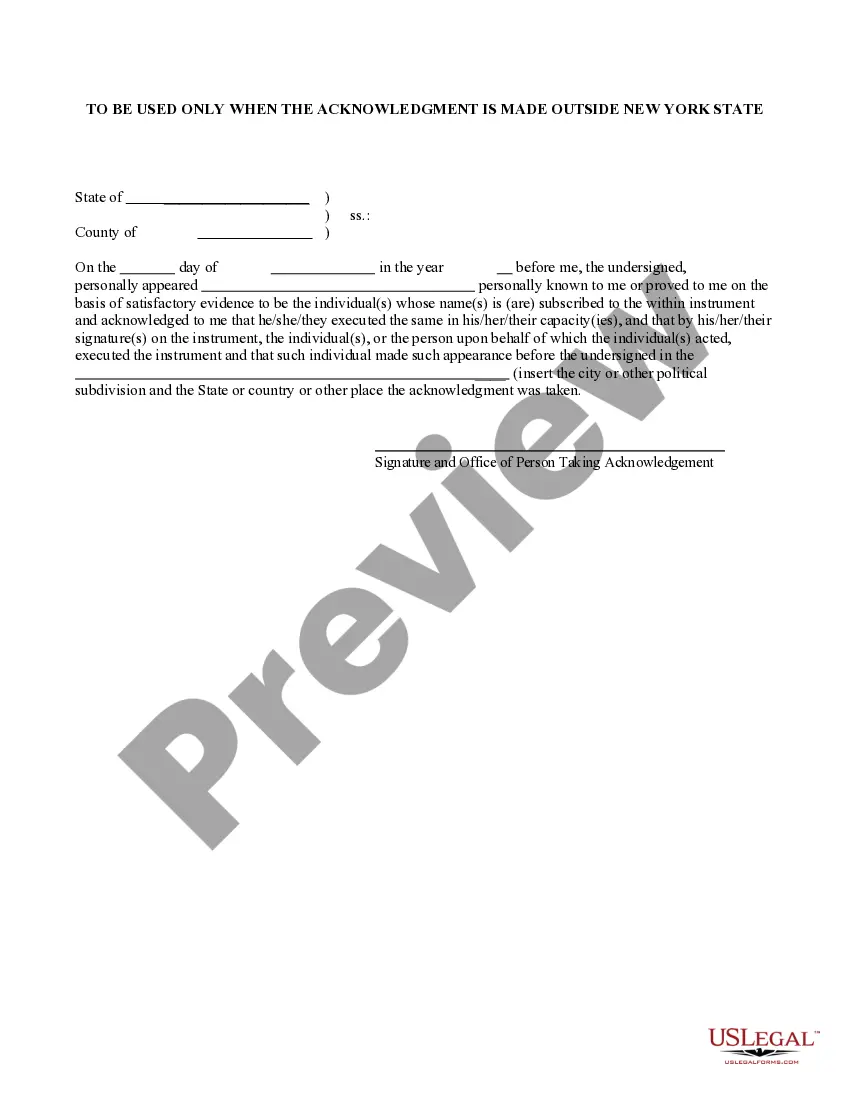 Get Bargain and Sale Deed Statutory Form C. With Covenant against Grantor - Individual Preview Bargain and Sale Deed Statutory Form C. With Covenant against Grantor - Individual