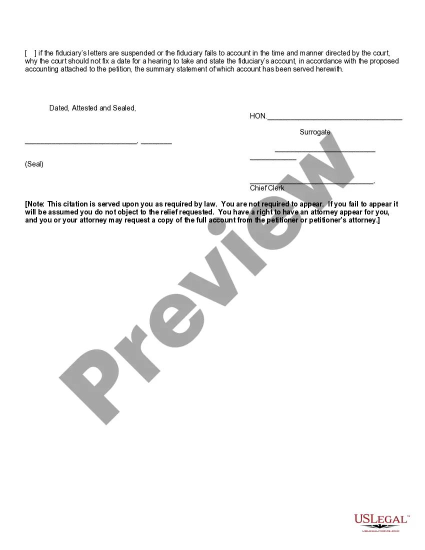 Preview Petition for a Compulsory Accounting and Related Relief