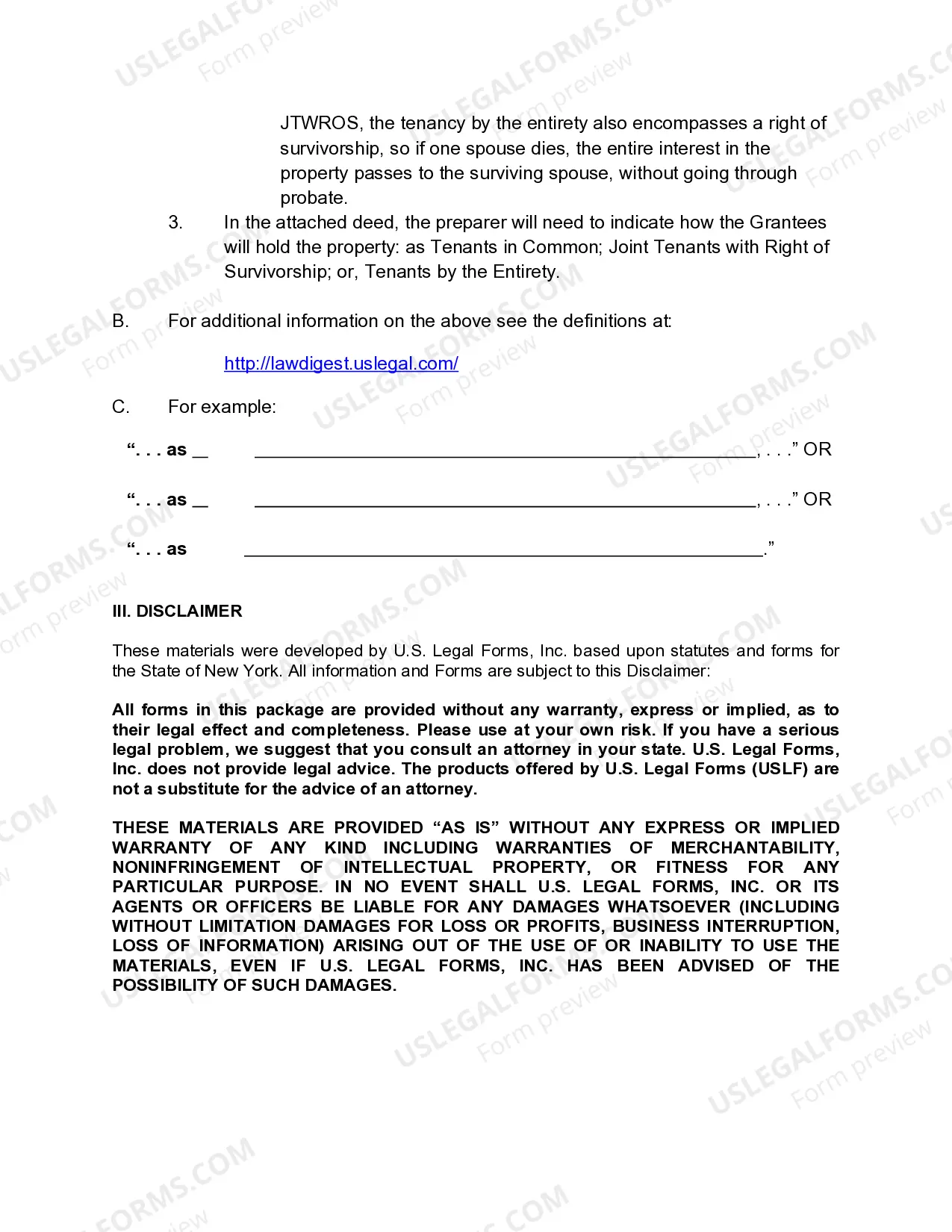 Preview Quitclaim Deed - Individual to Two Individuals