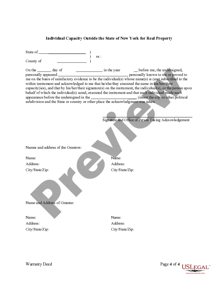 Preview Warranty Deed from two Individuals to Husband and Wife