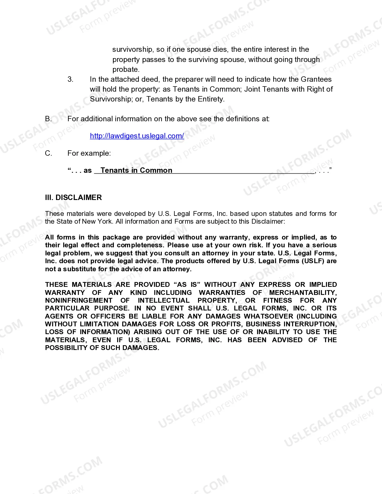 Preview Quitclaim Deed - Two Individual to Four Individuals