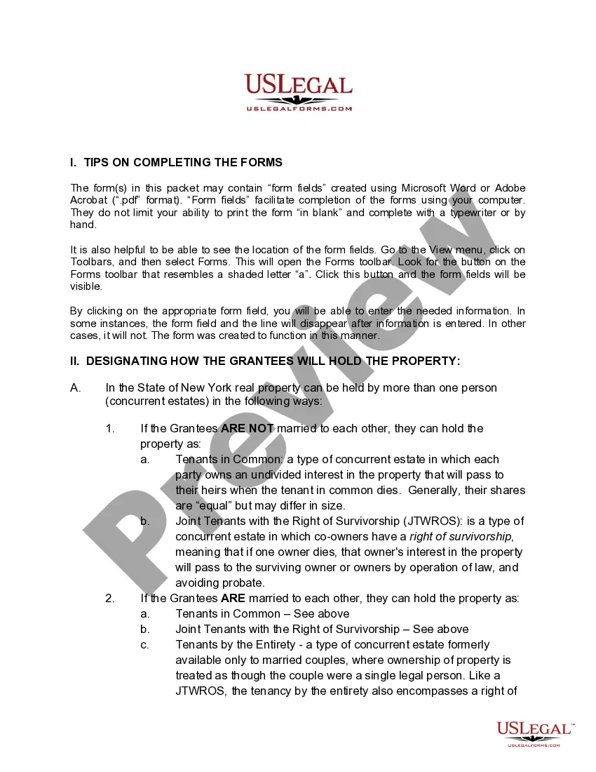 Preview Quitclaim Deed from Three Individuals to Five Individuals