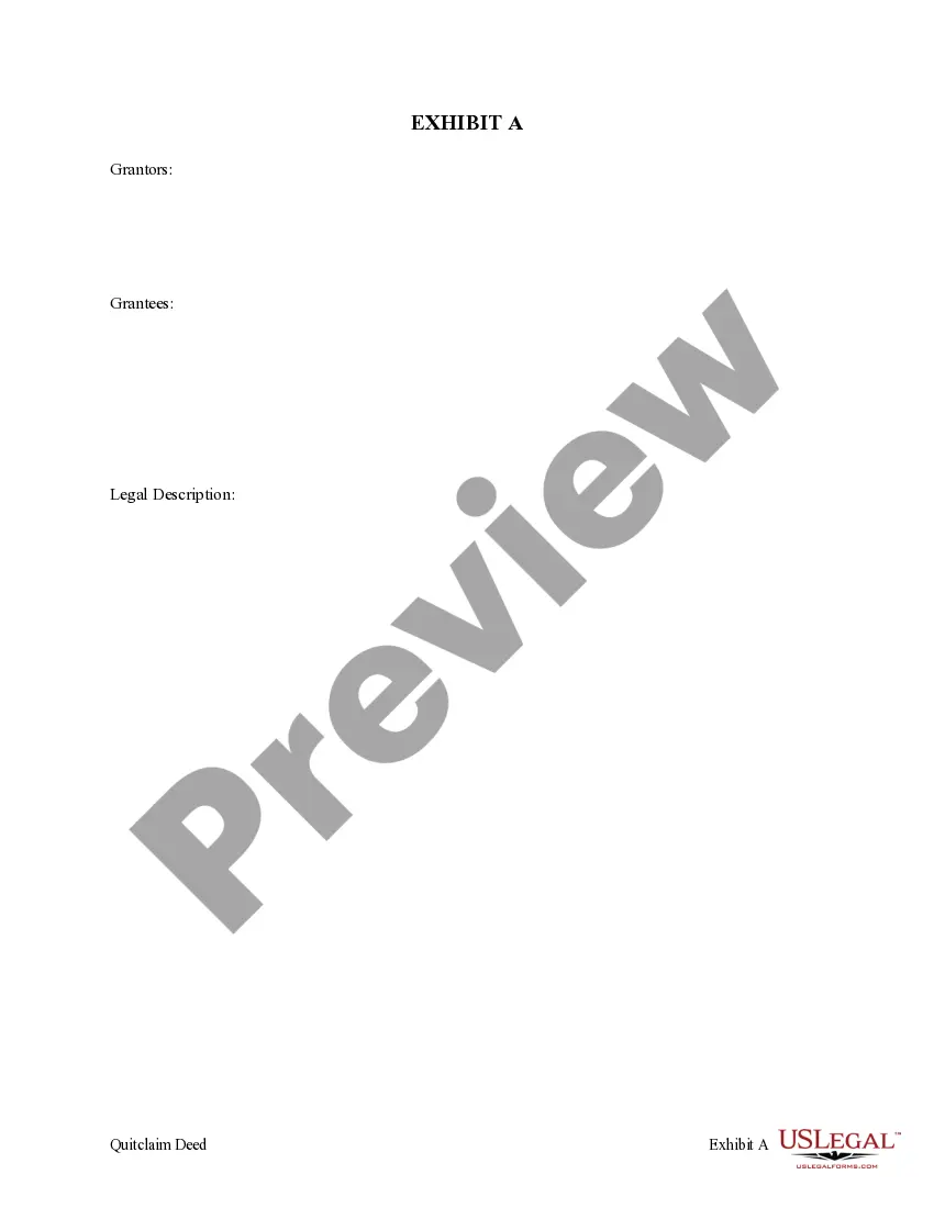 Preview Quitclaim Deed from Three Individuals to Five Individuals