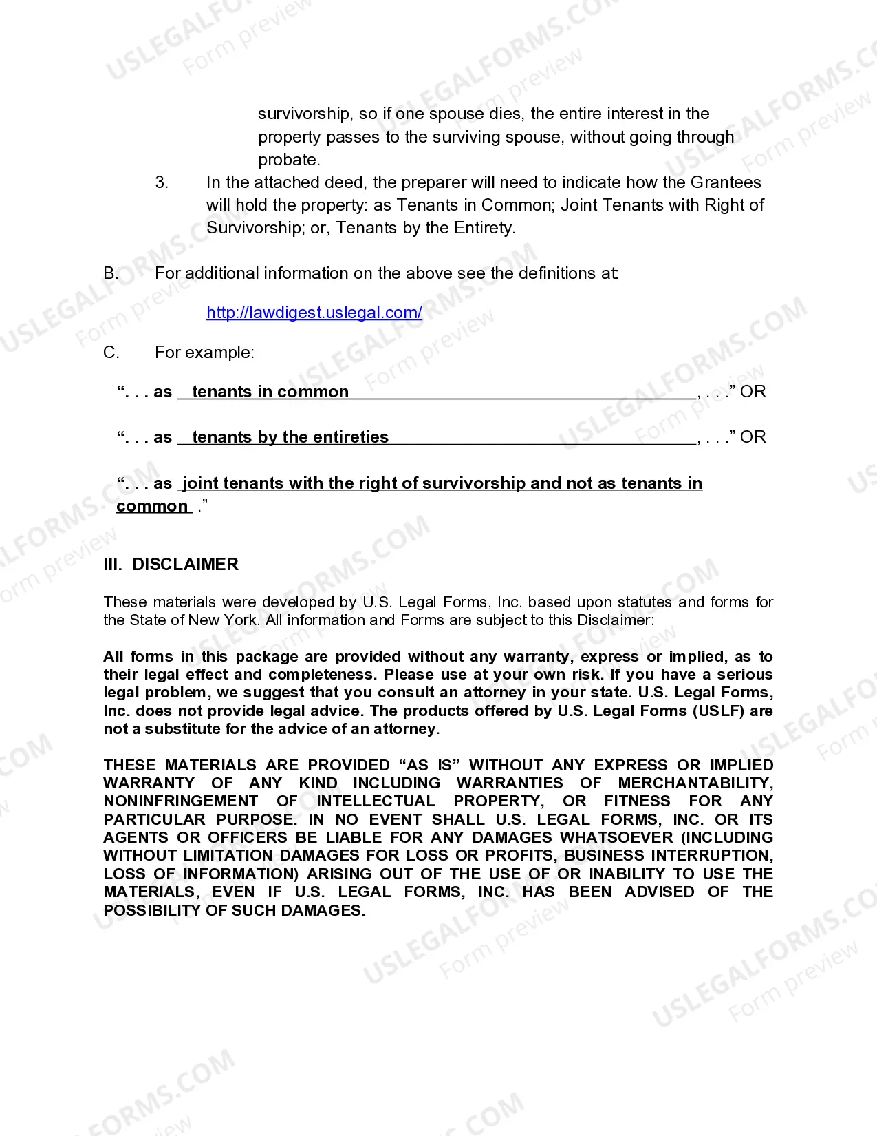 Preview Quitclaim Deed from Husband and Wife / Two Individuals to Three Individuals