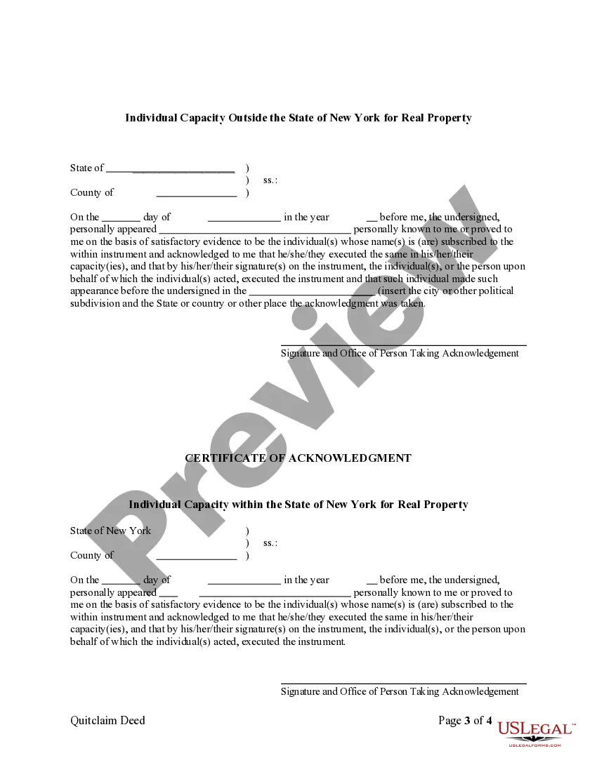 Preview Quitclaim Deed by Two Individuals to LLC