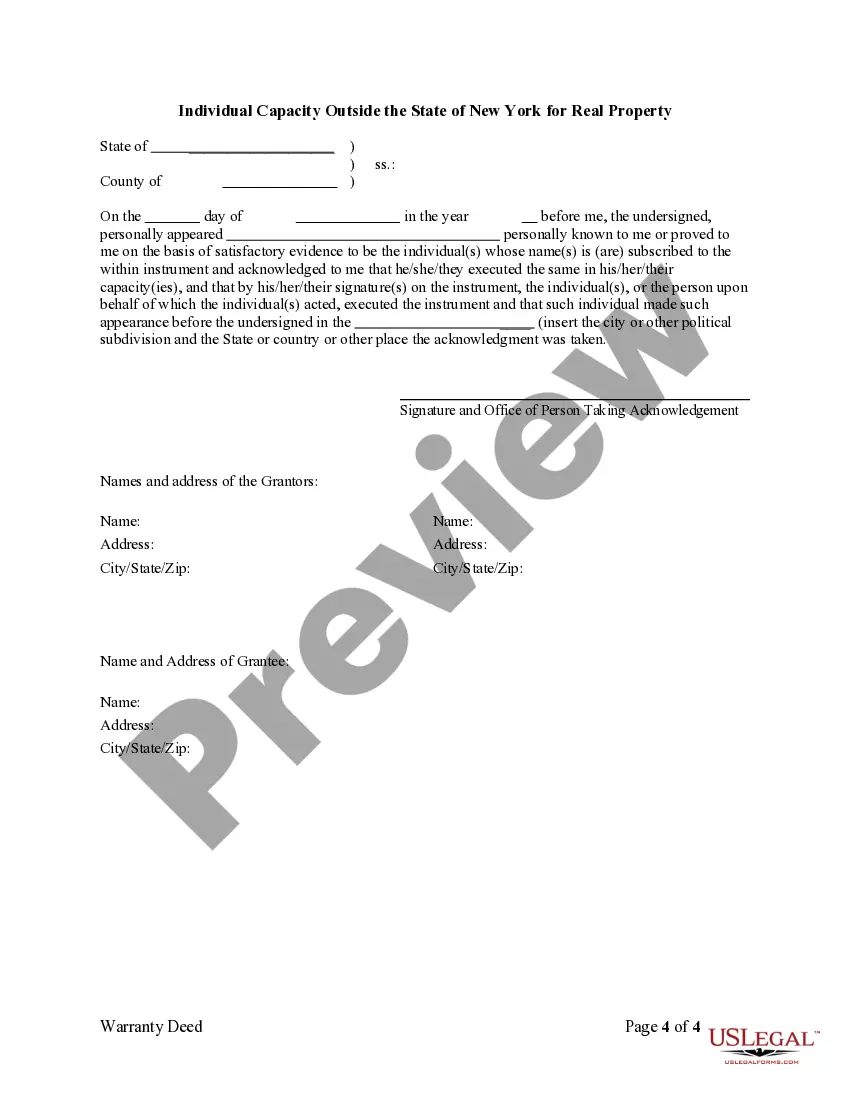 Preview Warranty Deed from two Individuals to LLC