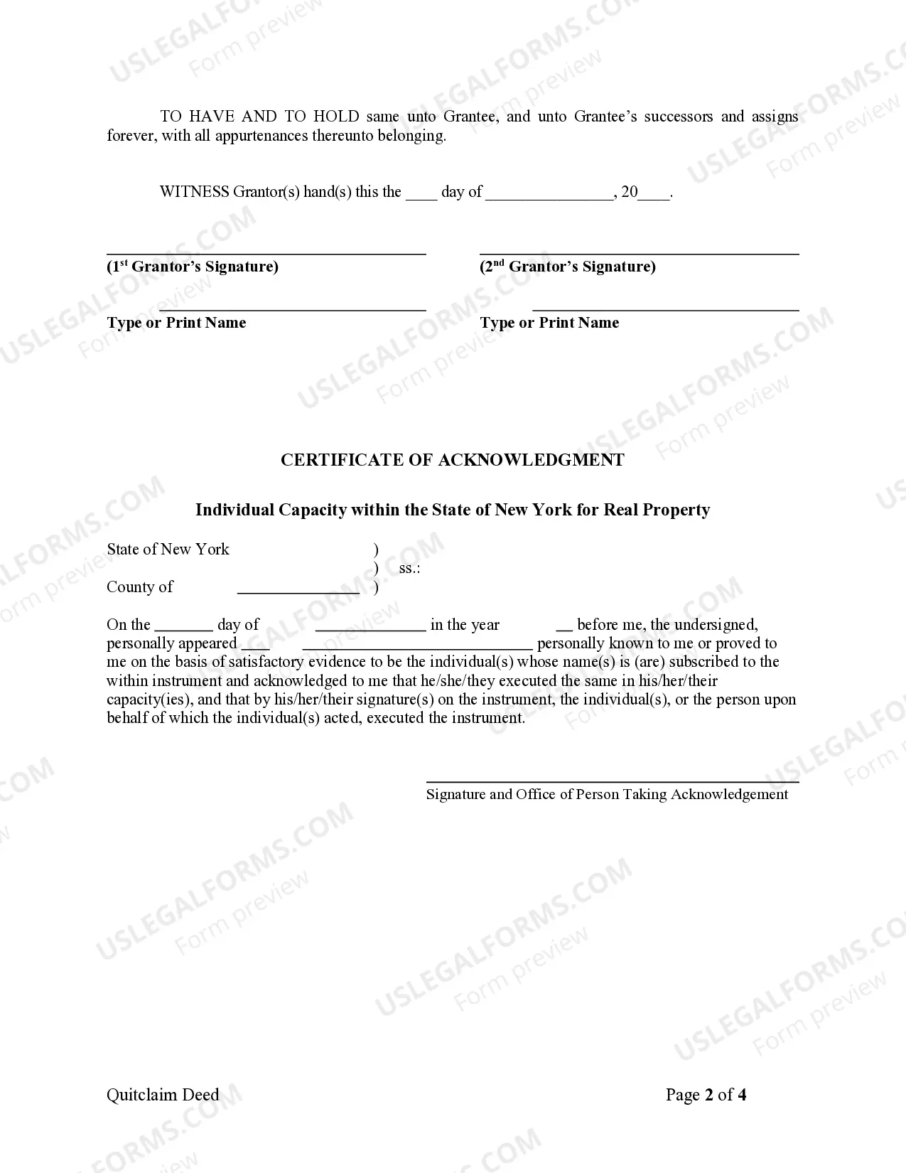Preview Quitclaim Deed from Husband and Wife to Corporation